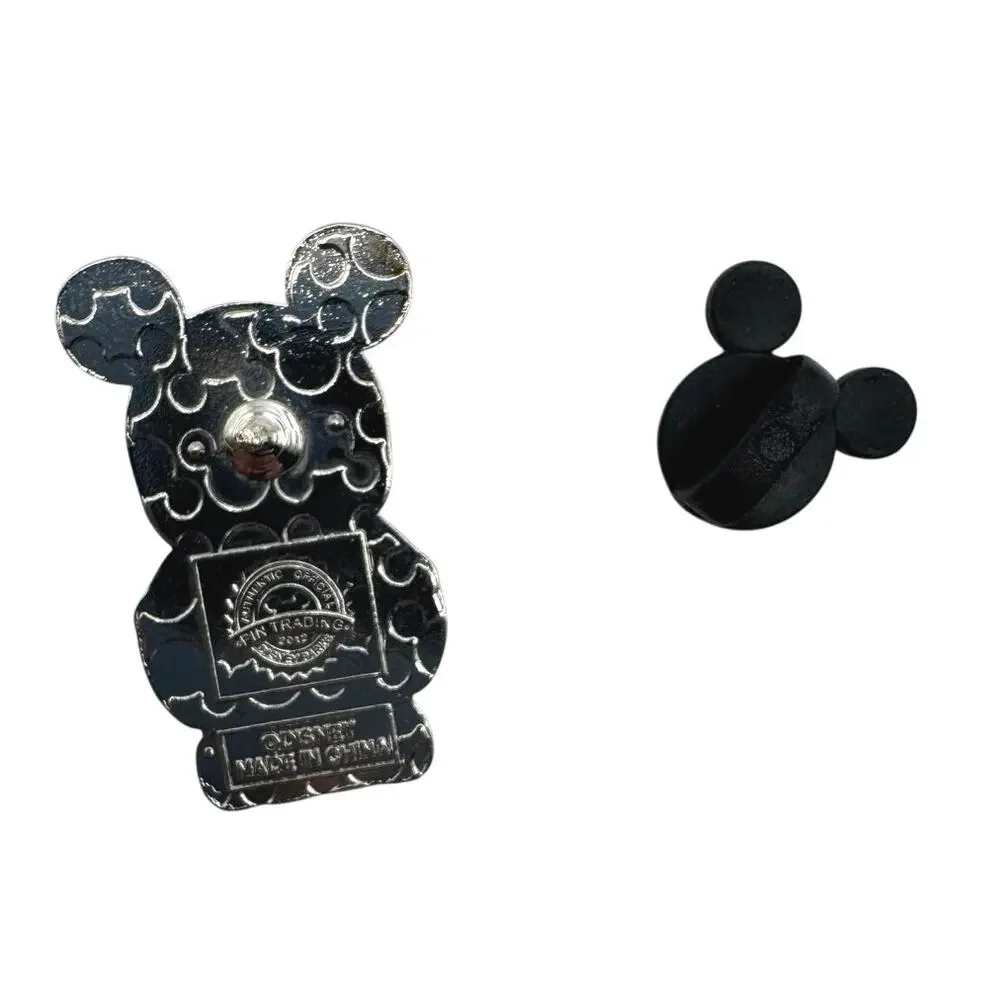 Vinylmation Jr Mickey Mouse Black Silhouette Yellow Crescent Moon Disney Pin